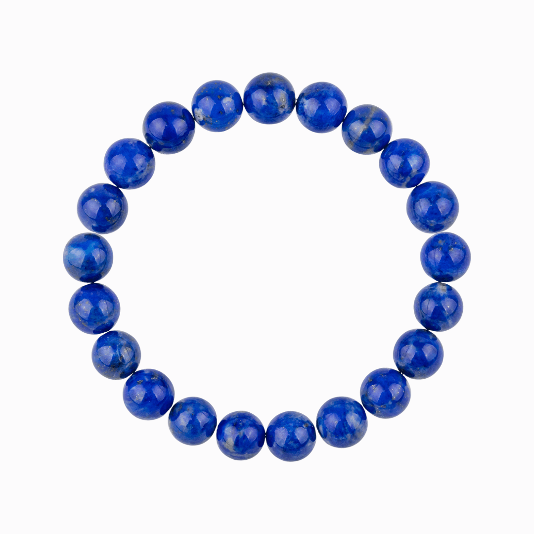 Natural Lapis Lazuli Bracelet - Grade A (8mm)