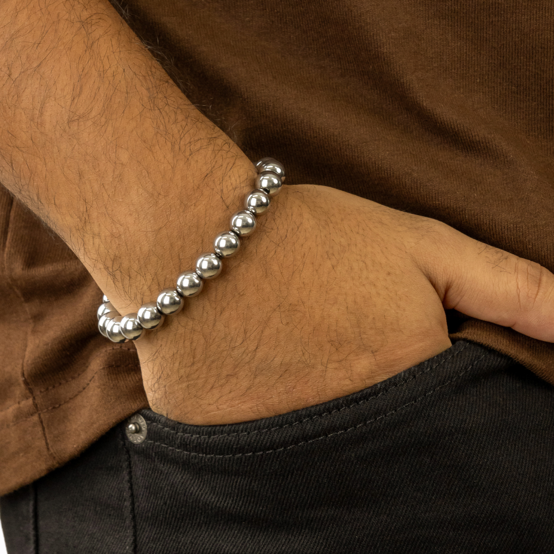 Natural Hematite Bracelet - AAA Quality (8mm)