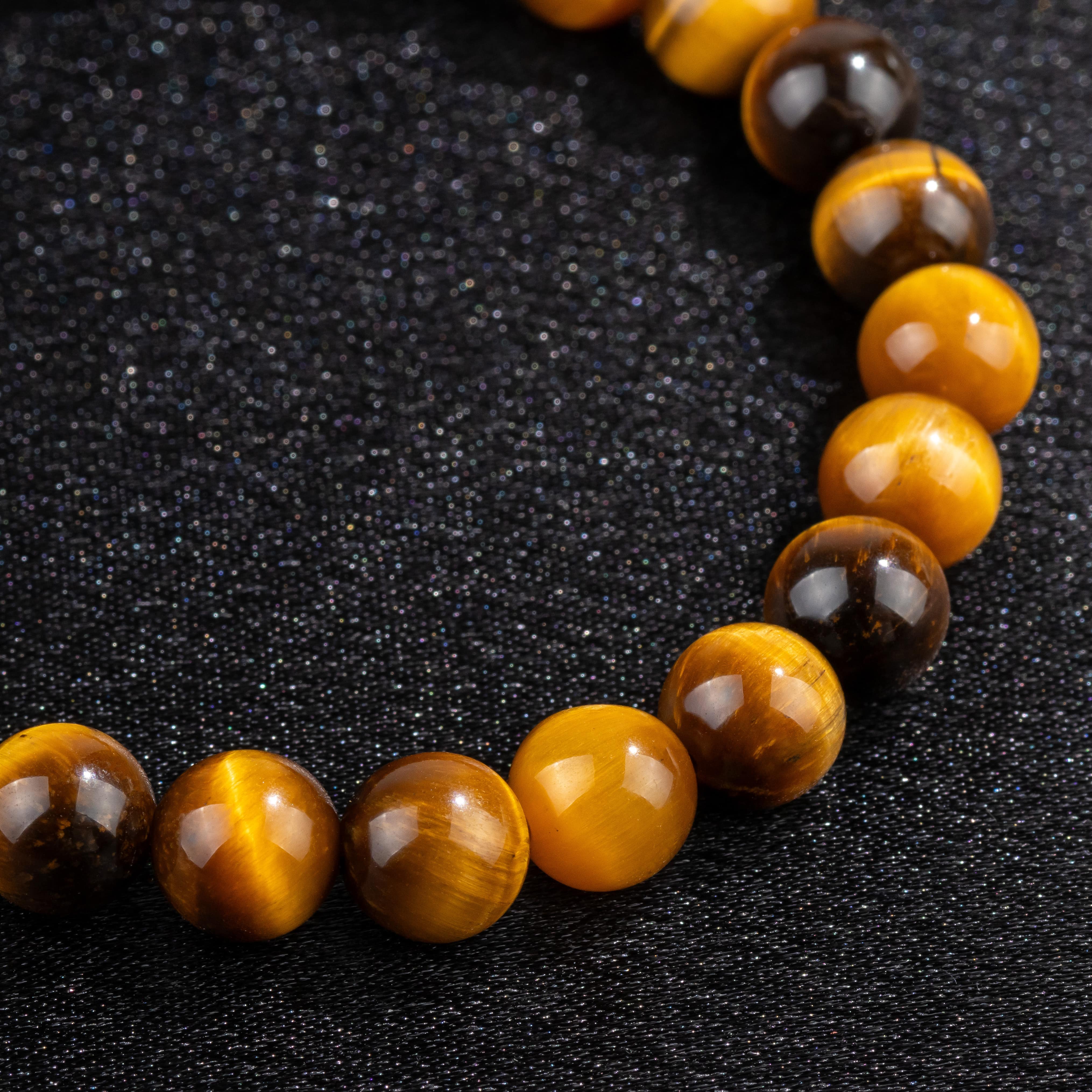 Natural Tiger Eye Bracelet - Grade A (8mm)
