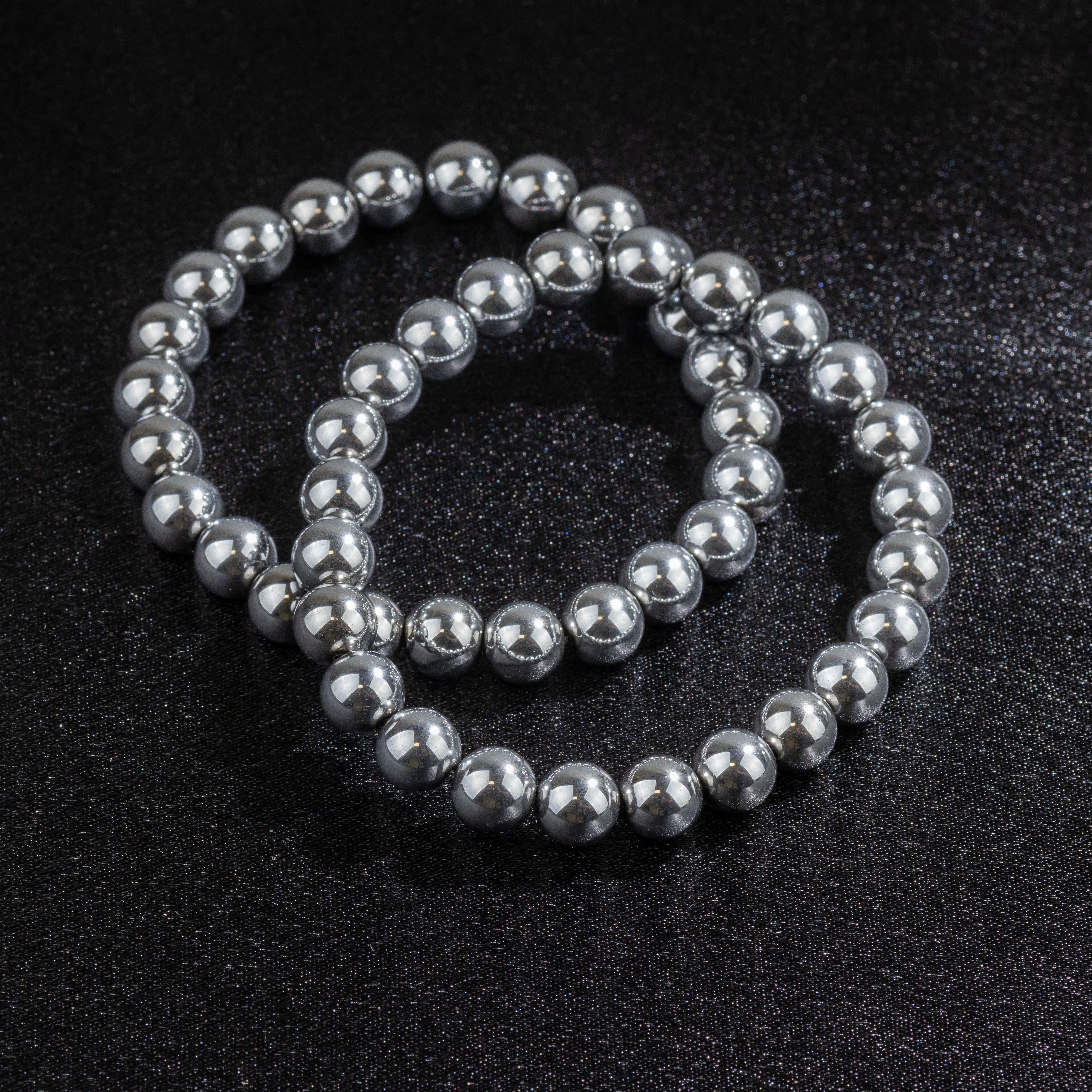 Natural Hematite Bracelet - AAA Quality (8mm)