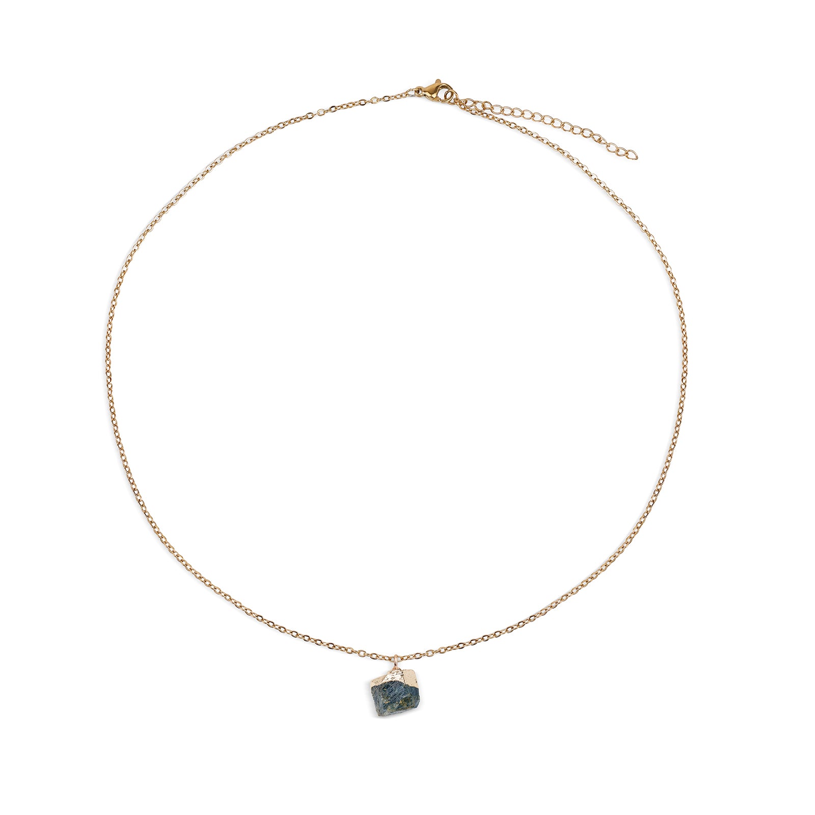 Natural Sapphire Necklace – September (Raw Stone)