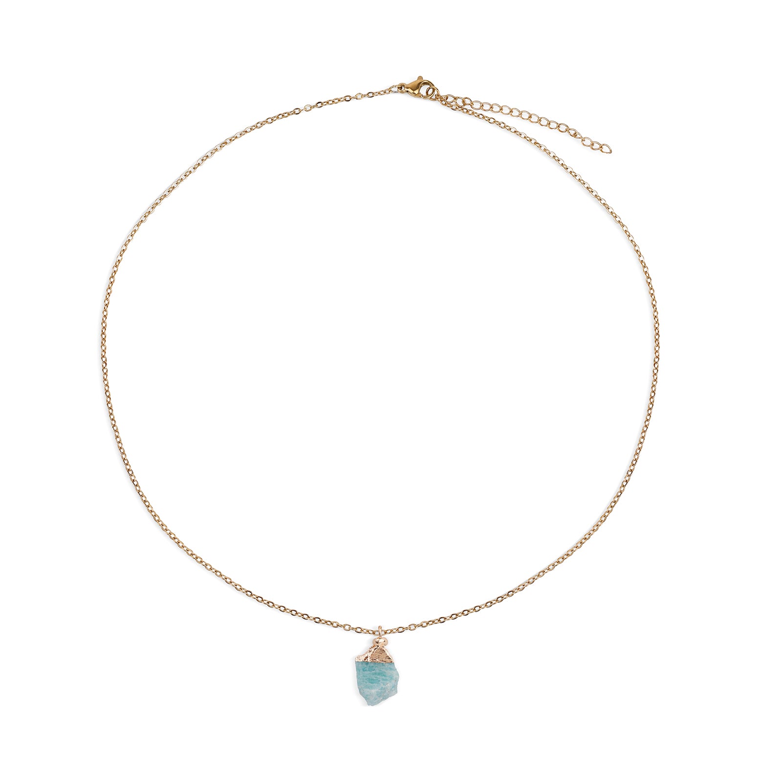 Natural Emerald Necklace – May (Raw Stone)