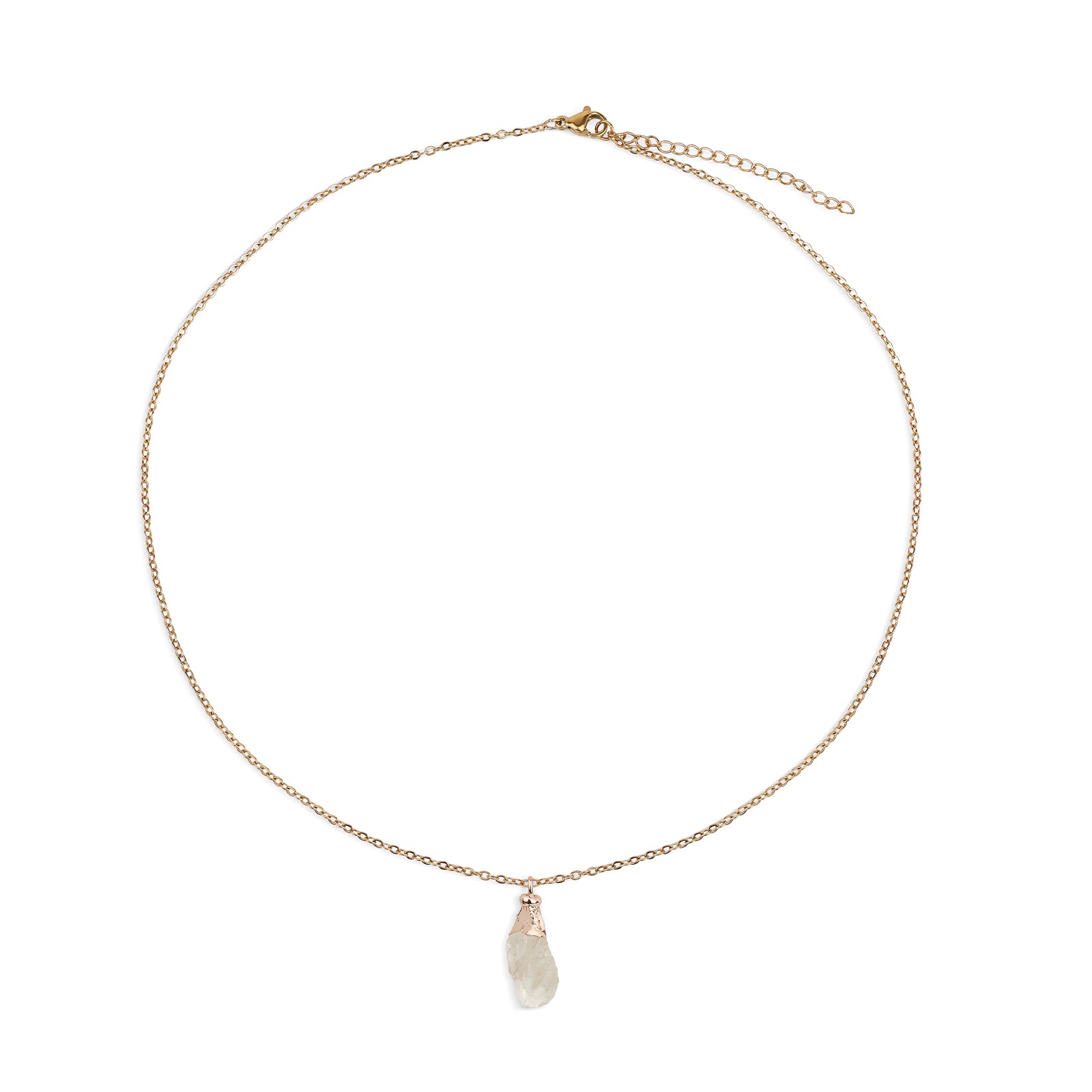 Natural Citrine Necklace – November (Raw Stone)