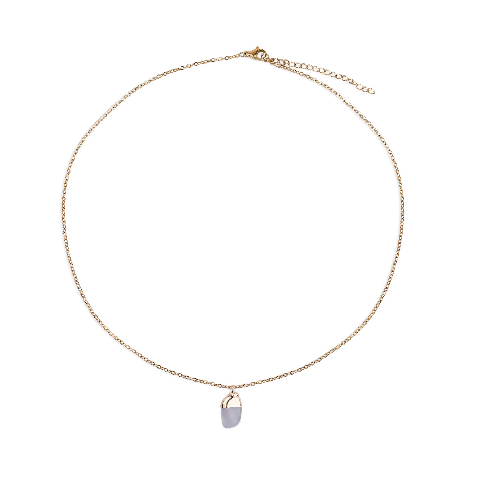 Natural Tanzanite Necklace – December (Raw Stone)