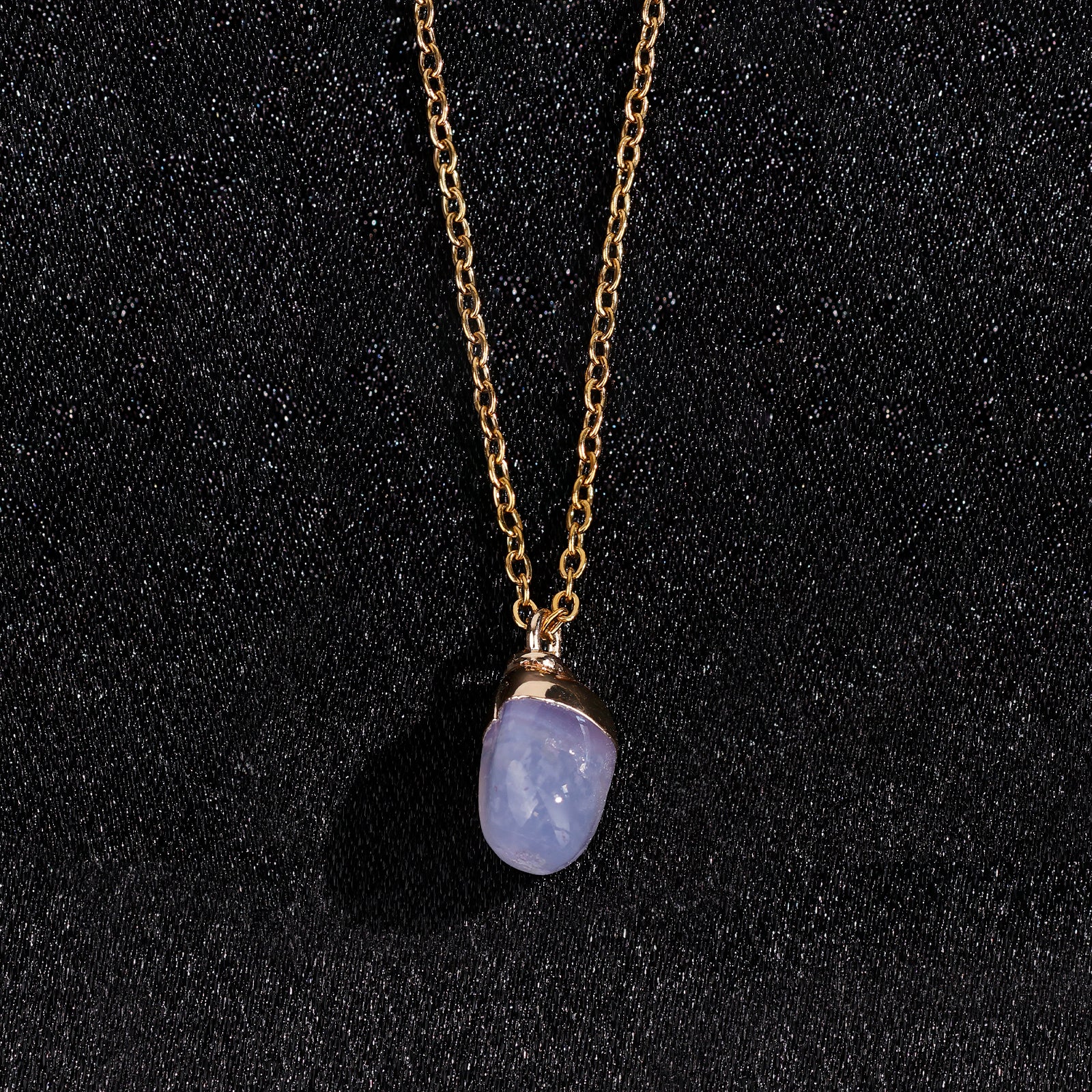 Natural Tanzanite Necklace – December (Raw Stone)