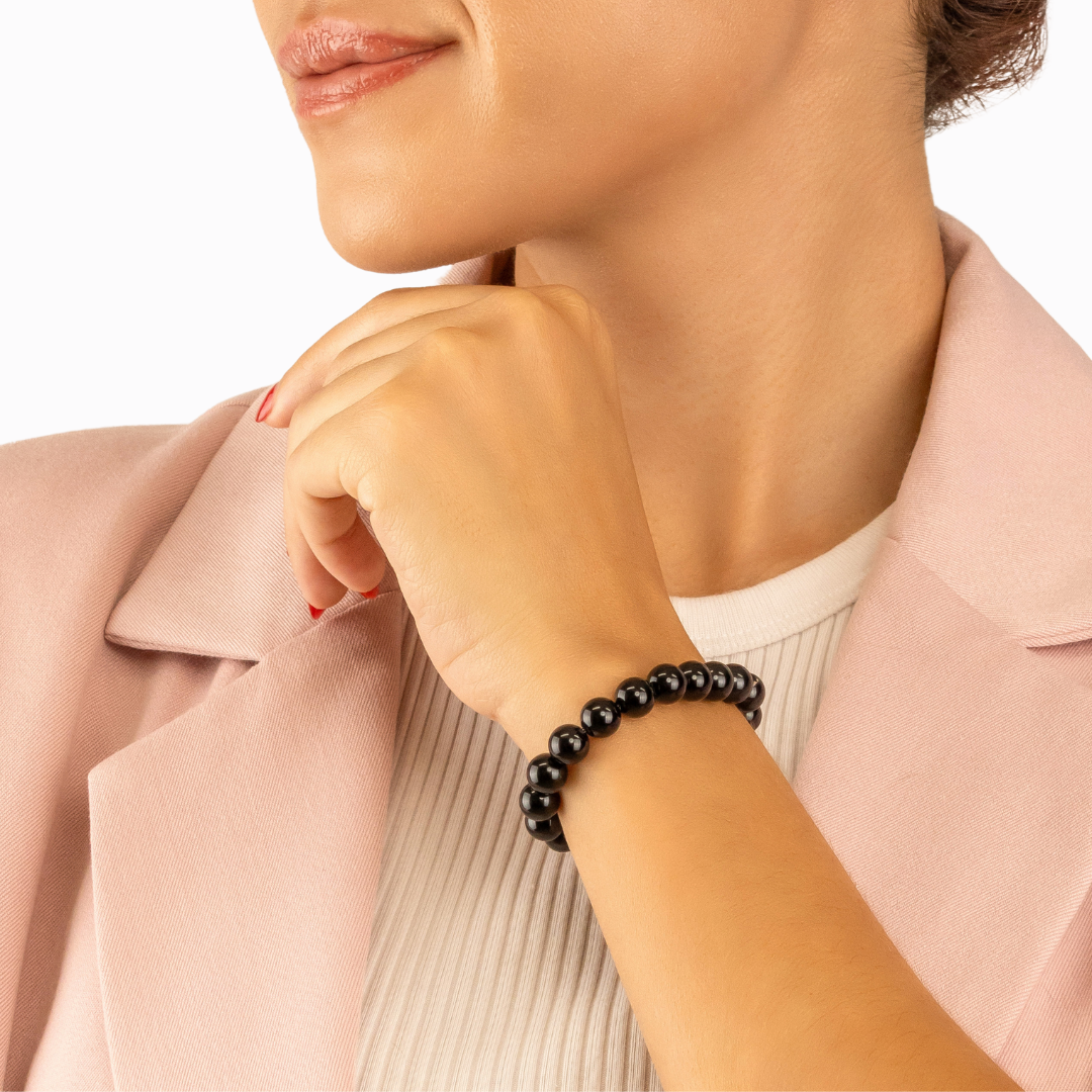 Natural Onyx Bracelet - A Quality (8mm) - FREE FROM 180€ ORDER